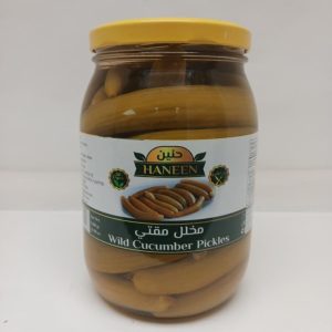 HANEEN WILED CUCUMBER 6X 3 LB GLASS JARS