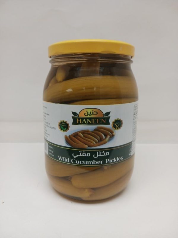 HANEEN WILED CUCUMBER 6X 3 LB GLASS JARS