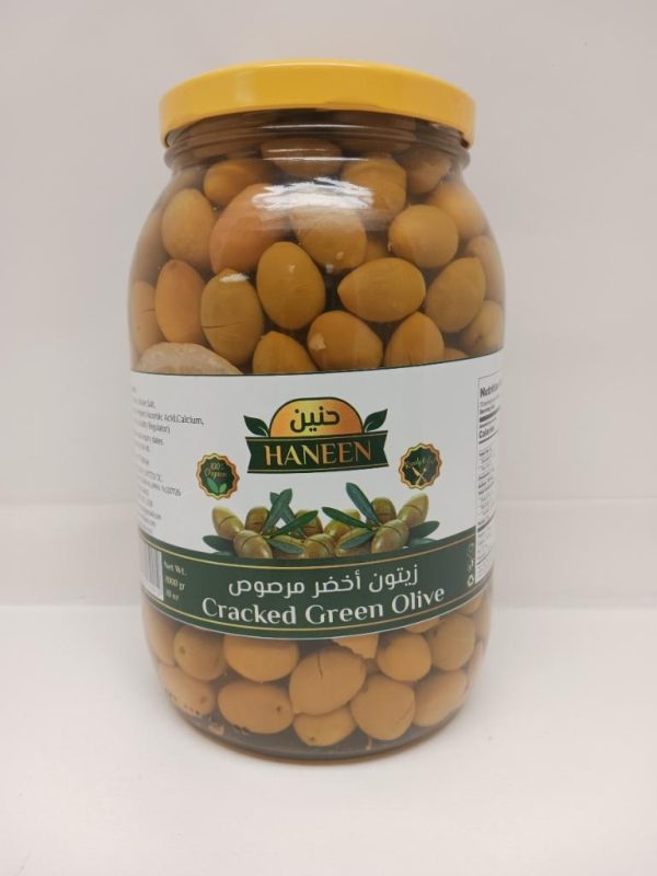 HANEEN CRACKED GREEN OLIVE 2 KG X 6