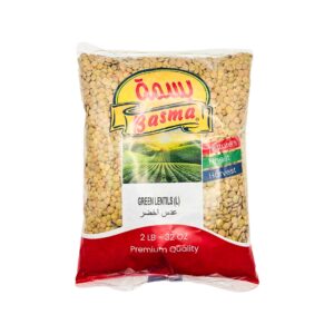 Basma Green Lentil 2 Lb Large