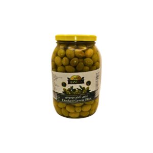 Haneen Cracked Green Olive 2 Kg X 6
